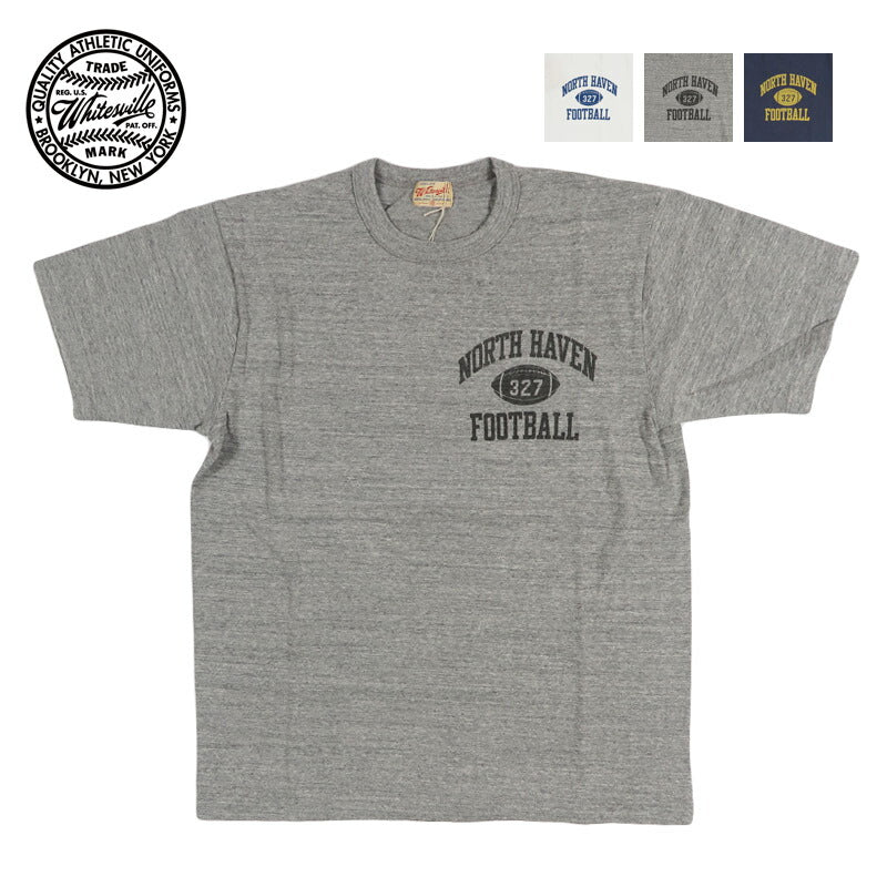 WHITES VILLE ホワイツビル 半袖 18/- S/S T-SHIRTS PRINT Tシャツ ”NORTH HEVEN FOOTBALL” WV79684 【2026年春夏新作】