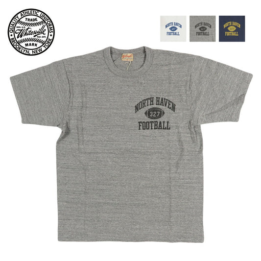 WHITES VILLE ホワイツビル 半袖 18/- S/S T-SHIRTS PRINT Tシャツ ”NORTH HEVEN FOOTBALL” WV79684 【2026年春夏新作】