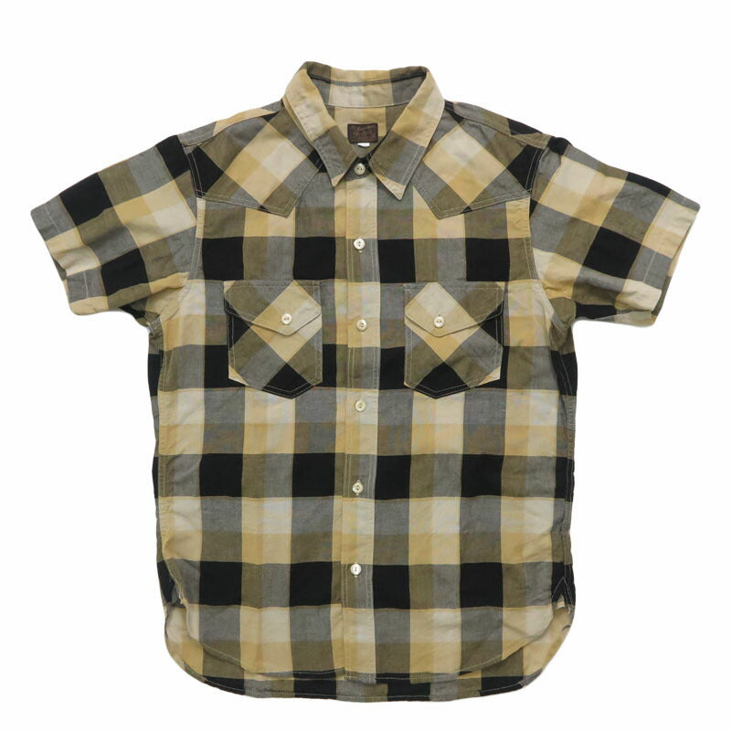 デラックスウェア DELUXEWARE 真夏対応素材 半袖 ウエスタン チェック シャツ WESTERN CHECK SHIRT WWS-32S【2026年春夏新作】