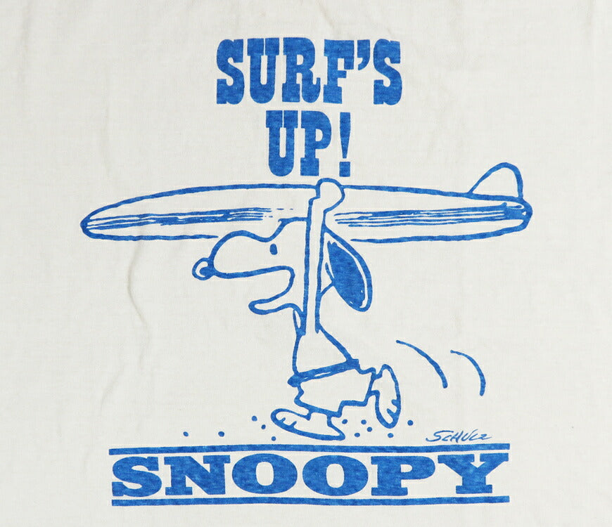 ウェアハウス WAREHOUSE 半袖 Tシャツ Lot YP126S-1 SURF’S UP (SNOOPY) Vintage PEANUTS スヌーピー 【2026年秋冬新作】