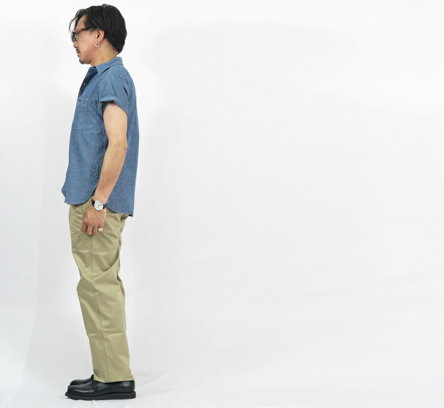 DENIME ドゥニーム Lot.222 Militär Chinohose Neue DENIME WAREHOUSE Warehouse hergestellt